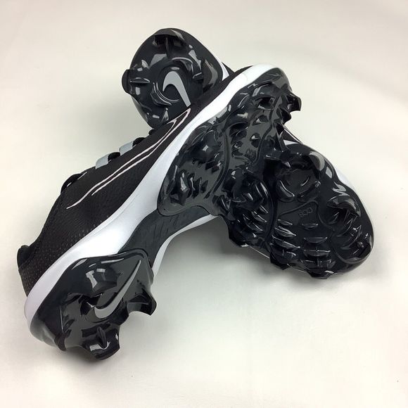Nike HyperDiamond 4 Softball Cleats Shoes Black White Toe Drag Women's 9 - Picture 10 of 10
